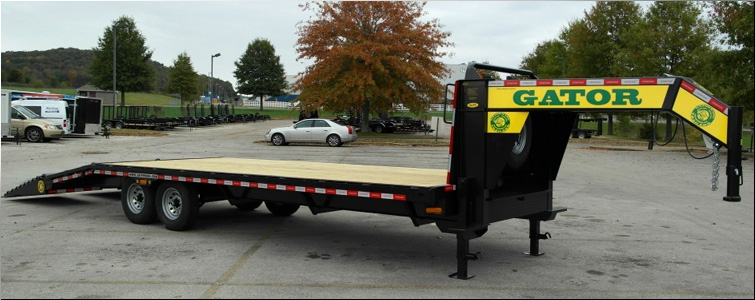 Gooseneck flat bed trailer for sale14k  Morrow County, Ohio